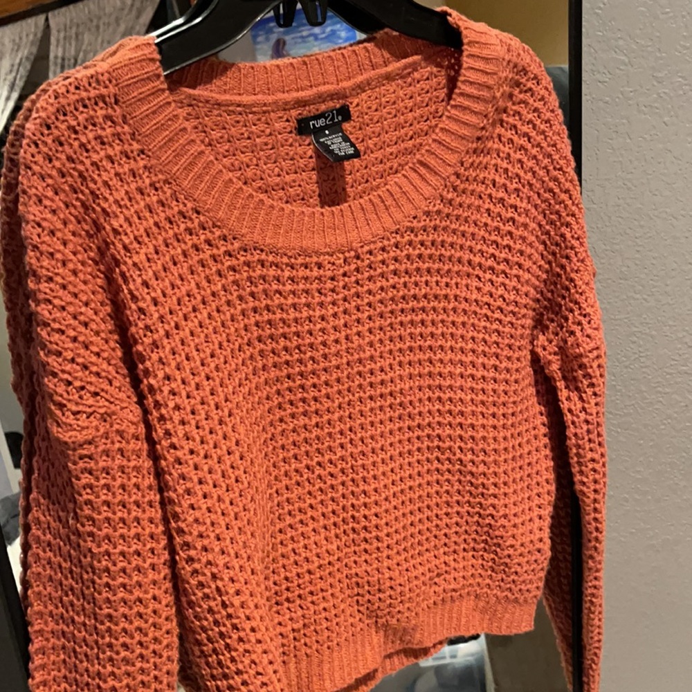 Copper orange sweater - Picture 3 of 4